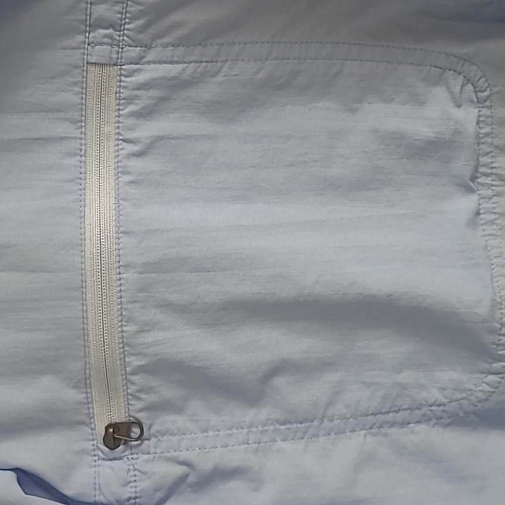 Exofficio  Light Blue Outdoor Vented Hiking Button-Up Shirt Size L - Picture 2 of 10